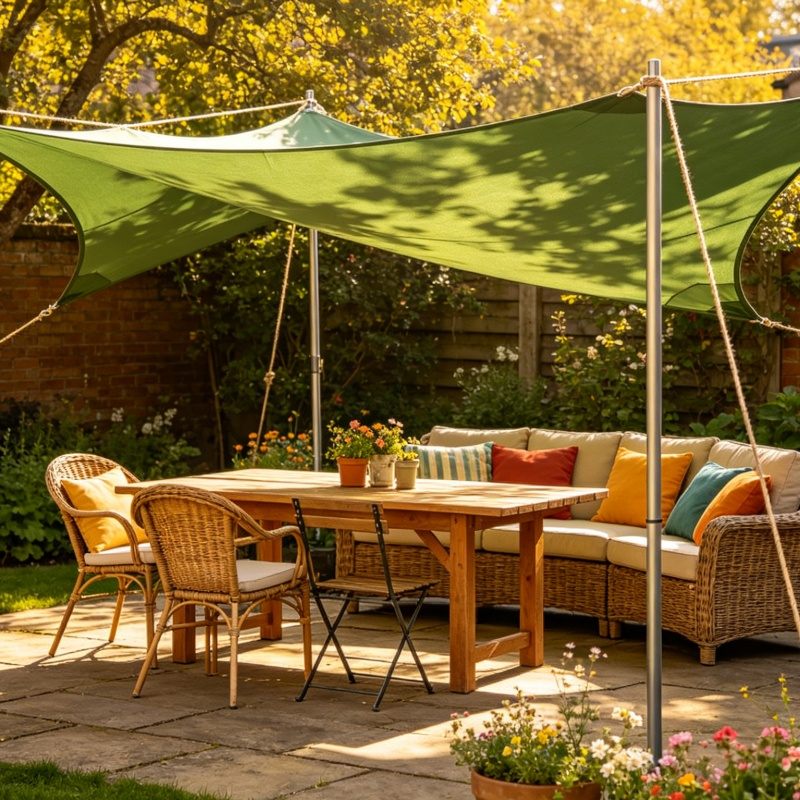 Pânze de umbră cu protecție UV HDPE pentru camping Parasolar Hoteluri Grădini Terase Piscine